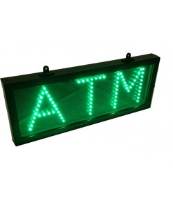 ATM LED Motion Lighted Sign  LG.